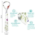 thumbnail image 6 of Vintage Tie & Slim Tie Option: Wildflower Print Necktie, Perfect for Outdoor Activities, 6 of 6