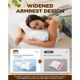 thumbnail image 4 of Memory Foam Cervical Pillow, 2 in 1 Ergonomic Contour Orthopedic Pillow for Neck Pain, Contoured Support Pillows for Side Back Stomach Sleepers, 4 of 7
