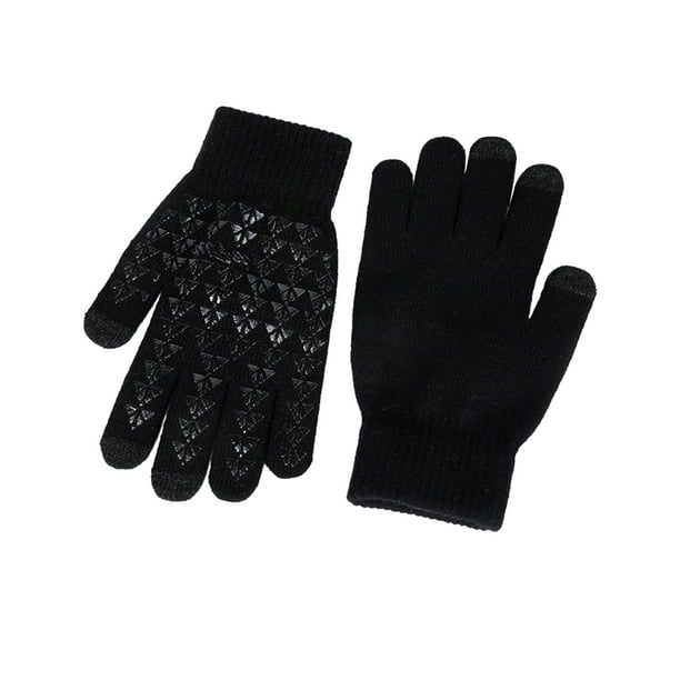 Sonducket Guantes de punto Invierno Mujer Hombre Calentamiento de manos Cubierta Accesorio de ropa Pantalla táctil Punto Guante de dedos completos Tipo 1 guantes y mitones tipo 9 Sonducket AP010237-09