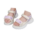 thumbnail image 3 of Staki Girls Reef Sandals Girls Sandals With Double Strap And Buckle - Lightweight Toddler Sandals - Cushioned Footbed Sandal(Purple,12 Little Kid), 3 of 9