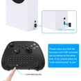 thumbnail image 6 of Wireless Game Controller Keyboards Fit for Xbox Series S/X, Xbox One/S, TSV 2.4G Mini QWERTY Keyboard Gaming Message Chatpad with USB Receiver, 3.5mm Audio Jack, 6 of 8
