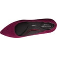 thumbnail image 4 of Women's Rockport Total Motion Pointy Toe Scallop Pump Port Wine Suede 9 M, 4 of 5