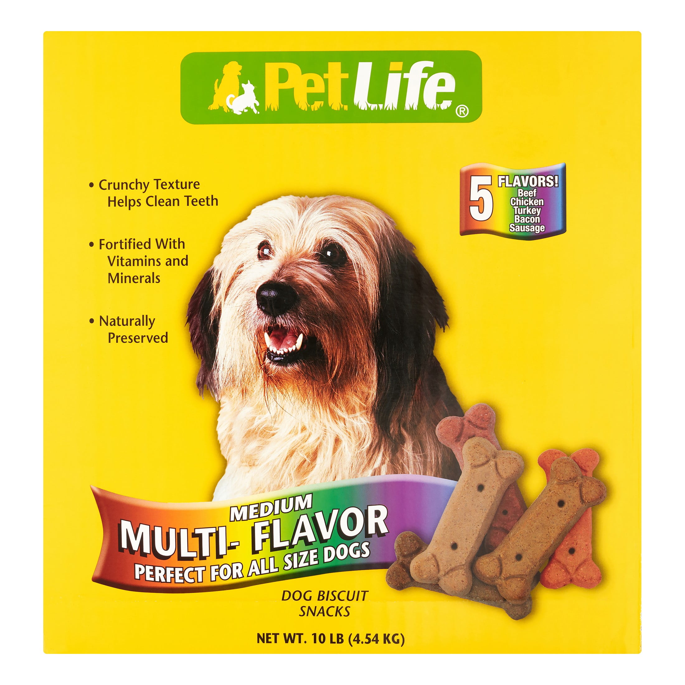 Sunshine Mills PetLife Variety Pack Dry Dog Treat, 10 Lb