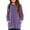 Purple, variant on Efsteb Girls' Long Sleeve Shirts Round Neck Dressy Casual Blouses with Pocket Casual Comfy Cute Tops Solid Color Loose Fashion Blouses (Blue,6 Years)