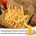 thumbnail image 4 of [100 Pack] 4 Oz Leak Proof Plastic Condiment Souffle Containers with Attached Lids - Portion Cups with Hinged Lid Perfect for Sauces, Samples, Slime, Jello Shot, Food Storage, 4 of 5