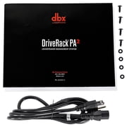 DBX DriveRack PA2 Sound Signal Processor Speaker Manage System+Headphones+Cables