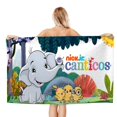 thumbnail image 1 of Canticos Toalla de playa de secado rápido con diseño temático, regalo para mujeres y niñas, ideal para cumpleaños, fans, amantes de la música, uso en la playa o al aire libre, 78 × 180 cm, 1 of 6