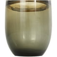 thumbnail image 6 of DecMode 14" Handmade Ombre Orange Glass Vase with Gray Base, 6 of 10