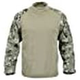 thumbnail image 3 of Rothco Military FR NYCO Combat Shirt - Total Terrain Camo, Medium, 3 of 4