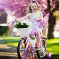 thumbnail image 3 of Kids Bike Front Basket Bicycle Hanging Basket Bicycle PP Rattan, 3 of 7