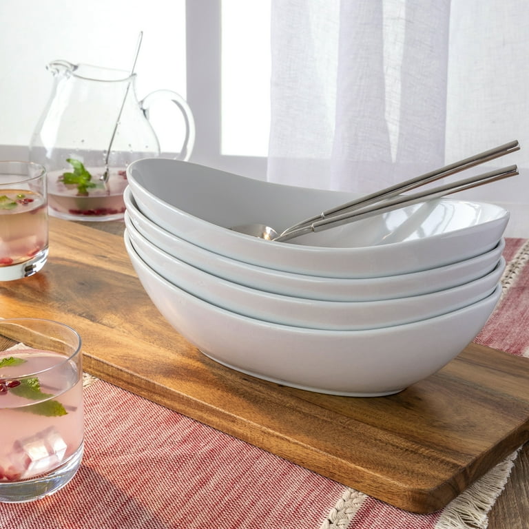 These glass mixing bowls are pretty enough to be serving bowls