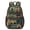 Bigfoot and Badge, variant on Bigfoot and Mountain Beige Pattern 17" School Backpacks for Teens,Waterproof Oxford Fabric,S-Shape Padded Straps for School,Travel,Hiking,Camping