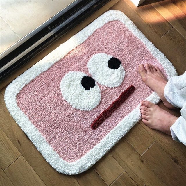 Alfombrilla para inodoro, alfombrilla para puerta de interior, alfombrilla antideslizante para puerta de baño, alfombrilla para suelo de baño, diseñada con precisión