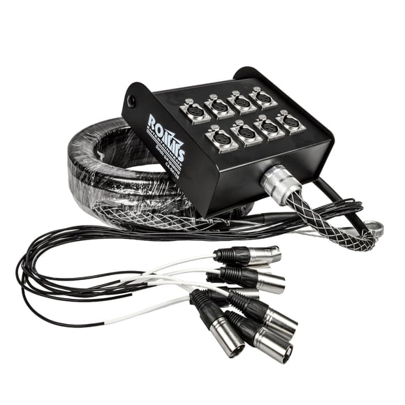 Cable Snake 8 Canales Xlr Profesional 12mts Romms Ca-sk128
