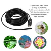 USB Inspection Camera 10m Waterproof 6 LED USB Endoscope Inspection Tube Camera 7.0mm Lens Mirror Electronic Digita l Borescope Camera