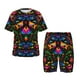 thumbnail image 1 of Balery Mexican Flower Traditional1 Conjunto de Pijama Infantil de Manga Corta con Estampado – Ropa de Dormir de Algodón Suave-4X-Large, 1 of 6