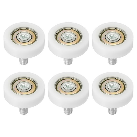Uxcell 26mm Drawer Rollers, 6 Pack Drawer Pulley Bearing Small Pulley