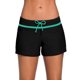 thumbnail image 1 of Greeniant Traje de baño Ajustable Buena elasticidad Piernas de pantalón ensanchadas Pantalones cortos Traje de baño transpirable Diferentes tamaños Deportes acuáticos Verde negro METRO Greeniant OD020167-80B, 1 of 6