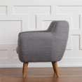 thumbnail image 3 of RST Brands Rhodes Mi-Siècle Touffeté Accent Chaise en Acier Gris, 3 of 6