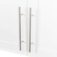 thumbnail image 6 of Wall Cabinet with Panel Doors, Stackable Wall Mounted Storage Cabinet, White Bathroom Cabinet, Pantry Cabinet with Adjustable Shelf,(11.81*31.5*29.92)inch, 6 of 8