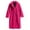 *Hot Pink, variant on ClodeEU Womens Winter Faux Fur Coat ,Plush Lapel Long Cardigan Jackets ,Warm Cozy Coat Hot Pink,Womens Plus M