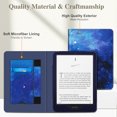 thumbnail image 3 of Fintie Case for 7"/6.8" Kindle Paperwhite(12th/11th Generation 2024/2021) / Colorsoft Signature Edition -Slim Foldable Stand Cover Auto Wake/Sleep, Starry Sky, 3 of 8