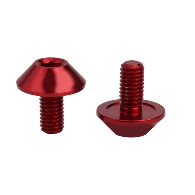GLFILL Porte-Bouteille en Alliage d'Aluminium M5*10 pour Vélo de Montagne Vis Rouge