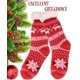 thumbnail image 5 of EBMORE Pantuflas Calcetines para Mujer con Forro Polar Grueso, Cálidas y Acogedoras en Rojo, 5 of 6