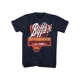 thumbnail image 1 of Back To The Future Biffs Detail Navy Adult T-Shirt Tee, 1 of 2