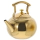 thumbnail image 1 of Stainless Steel Tea Kettle With Strainer For Home Use 2L Practical Golden Beverage Preparation 1Pcs, 1 of 5