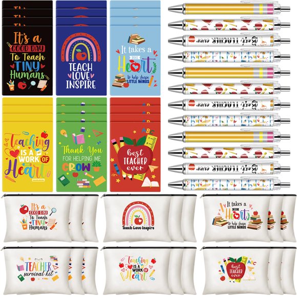 Juego de regalos de agradecimiento a los profesores AmazingSpark, 72 piezas, con bolsa