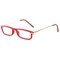 thumbnail image 4 of 3 Pack Newbee Fashion- "Marlene" Light Weight Small Stylish Rectangle Fashion Women Reading Glasses with Spring Hinge with Lanyard +2.00, 4 of 4