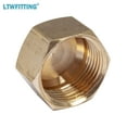 thumbnail image 2 of LTWFITTING 5/16" Brass Compression Cap Stop Valve Cap,Brass Compression Fitting(Pack of 10), 2 of 6
