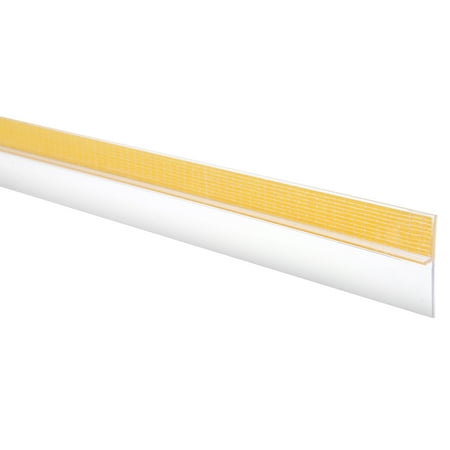 Self-Adhesive Door Bottom Sweep Clear PVC 0.71-inch Strip 40-inch x