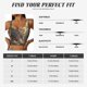 thumbnail image 5 of Fotbe Golden White Tiger Sujetador Deportivo Largo sin Aros para Mujer con Almohadillas y Soporte Medio, Transpirable y Absorbente, Camiseta Tipo Chaleco o Tank Top-Small, 5 of 8