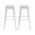 thumbnail image 3 of White Tolix Stool, solid metal frame, Counter 26"H, Stool Chair Ideal for Kitchen Island Counter., 3 of 3
