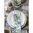 thumbnail image 2 of Blueberrys Leaves Cloth Napkins Set of 6 Reusable Dinner Napkins, Country Green Botanical Plants Cocktail Napkin Washable Table Napkins for Wedding/Holiday Party/Baby Shower 20"x20", 2 of 7