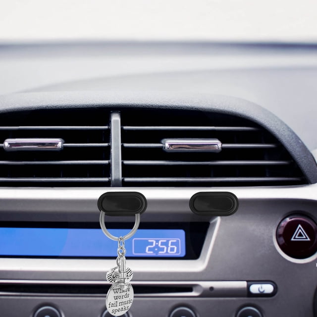 unbranded 4Ud Negros Para Colgar En Tablero Auto Uso Multifuncional Sin Daño Interior