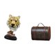 thumbnail image 5 of Escultura de cabeza de tigre, figura de animal, artesanía, estatua moderna para sala de estar, estantería, mesa, pasillo, joyero de madera, organizado, 5 of 8