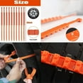 thumbnail image 6 of WUUJIPAI Universal Anti-Skid Snow Tire Chains for Cars SUVs Trucks, Tire Zip Ties for Snow and Ice, Winter Traction Snow Tire Straps, Fit 145–295mm Tires, 6 of 7