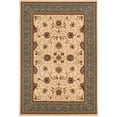 thumbnail image 3 of 3â€™ x 8â€™ Cream and Blue Traditional Runner Rug, 3 of 5