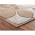 thumbnail image 3 of MDA Home Glamour Brown/Gray/Red Polypropylene Area Rug - 8'1" Round, 3 of 3