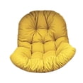 thumbnail image 1 of Cojín para silla de columpio, grueso y cómodo, para porche Amarillo, 1 of 8