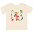 thumbnail image 3 of Inktastic Woodland Moose Spring Flowers Girls Baby T-Shirt, 3 of 5