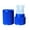 Blue, variant on Eye Drop Vials Holder  Storage Case - Securely Store Seven (7) Single-Use Vials - Screw-On Lid, Knurled Pattern - Keep Vials Safe  Organized to Keep Track of Your Daily Usage