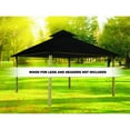 thumbnail image 3 of ACACIA AGOK12- BLACK 12 sq. ft. Gazebo Roof Framing & Mounting Kit with Black Outdura Canopy, 3 of 4