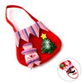 thumbnail image 1 of Mini Brushed Christmas Bag Children Candy Tote Gift Bag Sack Snowman, 1 of 4