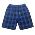thumbnail image 4 of xfsWaSs Men's Casual Shorts Classic Plaid Straight Leg Shorts Drawstring Elastic Waist Summer Shorts With Pockets Soft Breathable Bottoms Soft Comfy Shorts, 4 of 5
