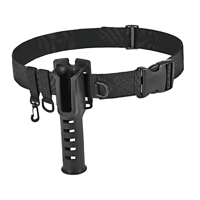 Soporte para Caña de Pescar DYNWAVEMX Cinturón de Pesca Ajustable Negro