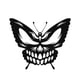 thumbnail image 5 of Decoración de calavera Bearachild con Mariposas de metal duraderas y elegantes, 5 of 6